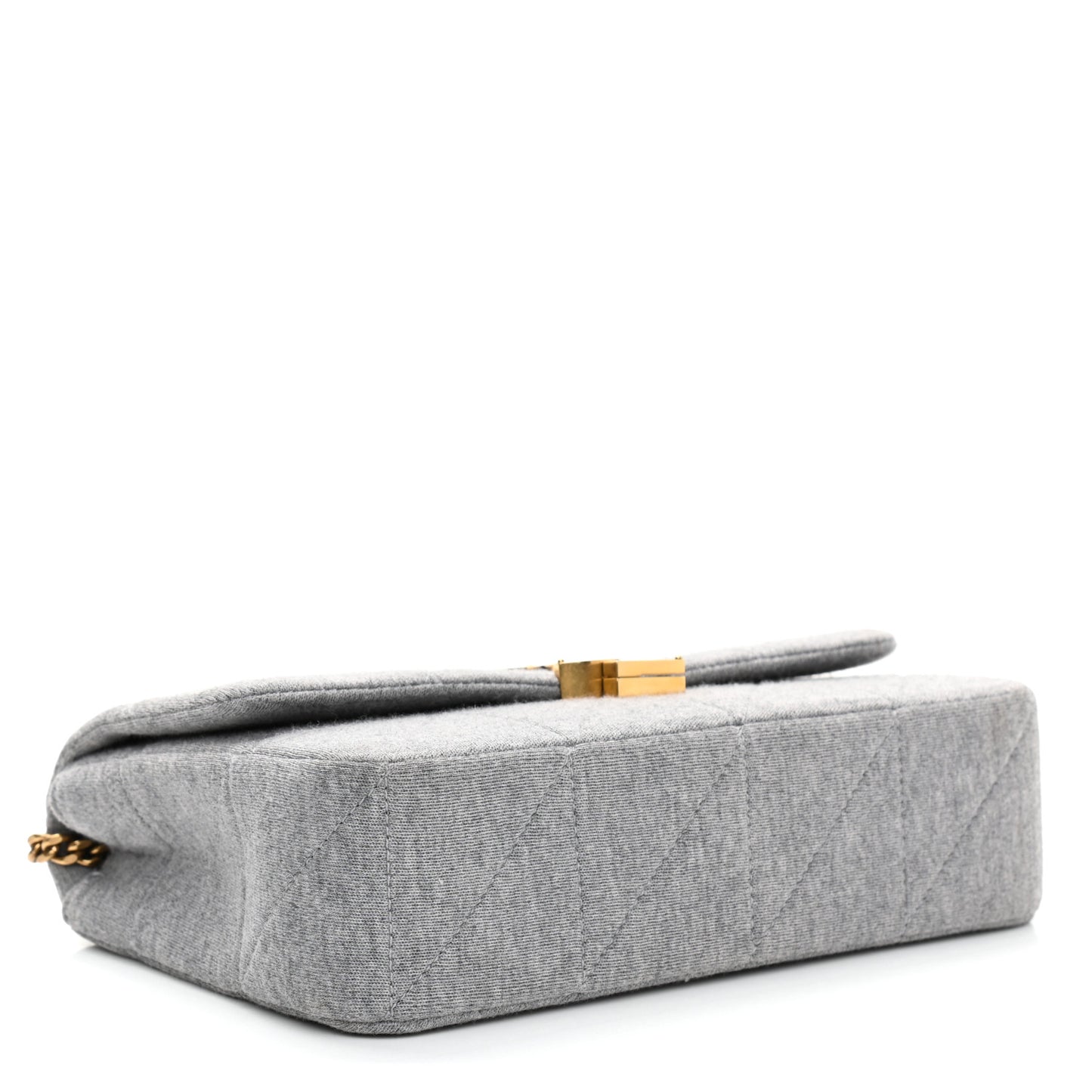 Jersey Wool Patchwork Monogram Medium Jamie Grey