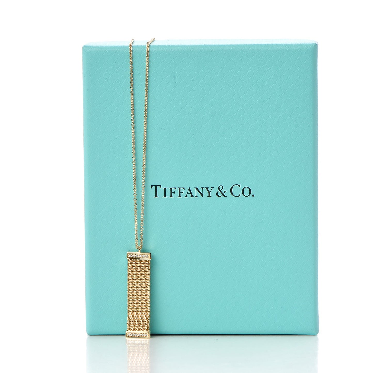 18K Yellow Gold Diamond Somerset Pendant Necklace