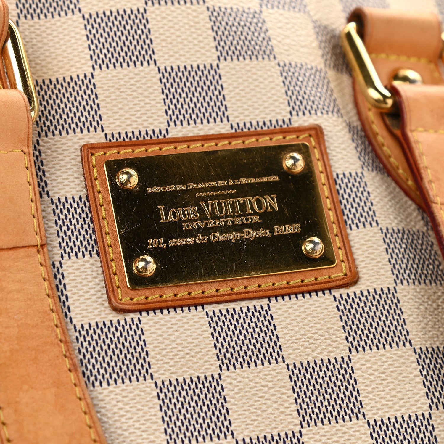 Louis Vuitton Damier Azur Hampstead PM 18 of 19
