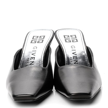 Givenchy Calfskin Asymmetrical Mules 36 Black 2 of 7
