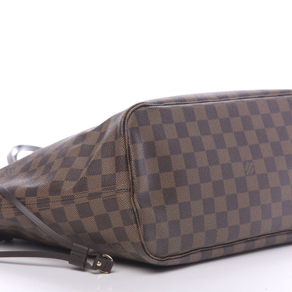 Louis Vuitton Damier Ebene Neo Neverfull MM Rose Ballerine 10 of 12