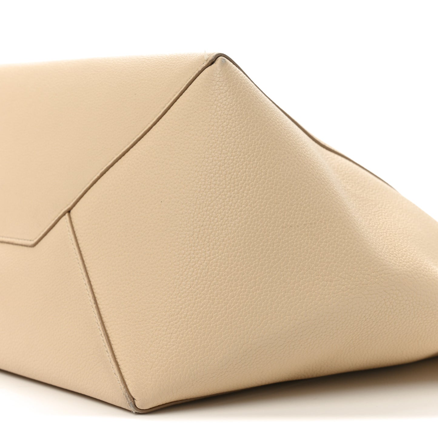 Soft Grained Calfskin Small Belt Cabas Phantom  Beige