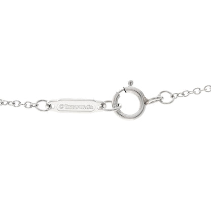 Tiffany Platinum Diamond .17ctw Paper Flowers Pendant Necklace 4 of 5