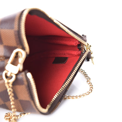 Louis Vuitton Damier Ebene Mini Pochette Accessories 6 of 8