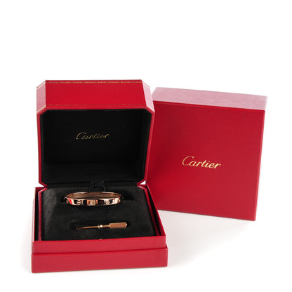 Cartier 18K Pink Gold LOVE Bracelet 17 4 of 6