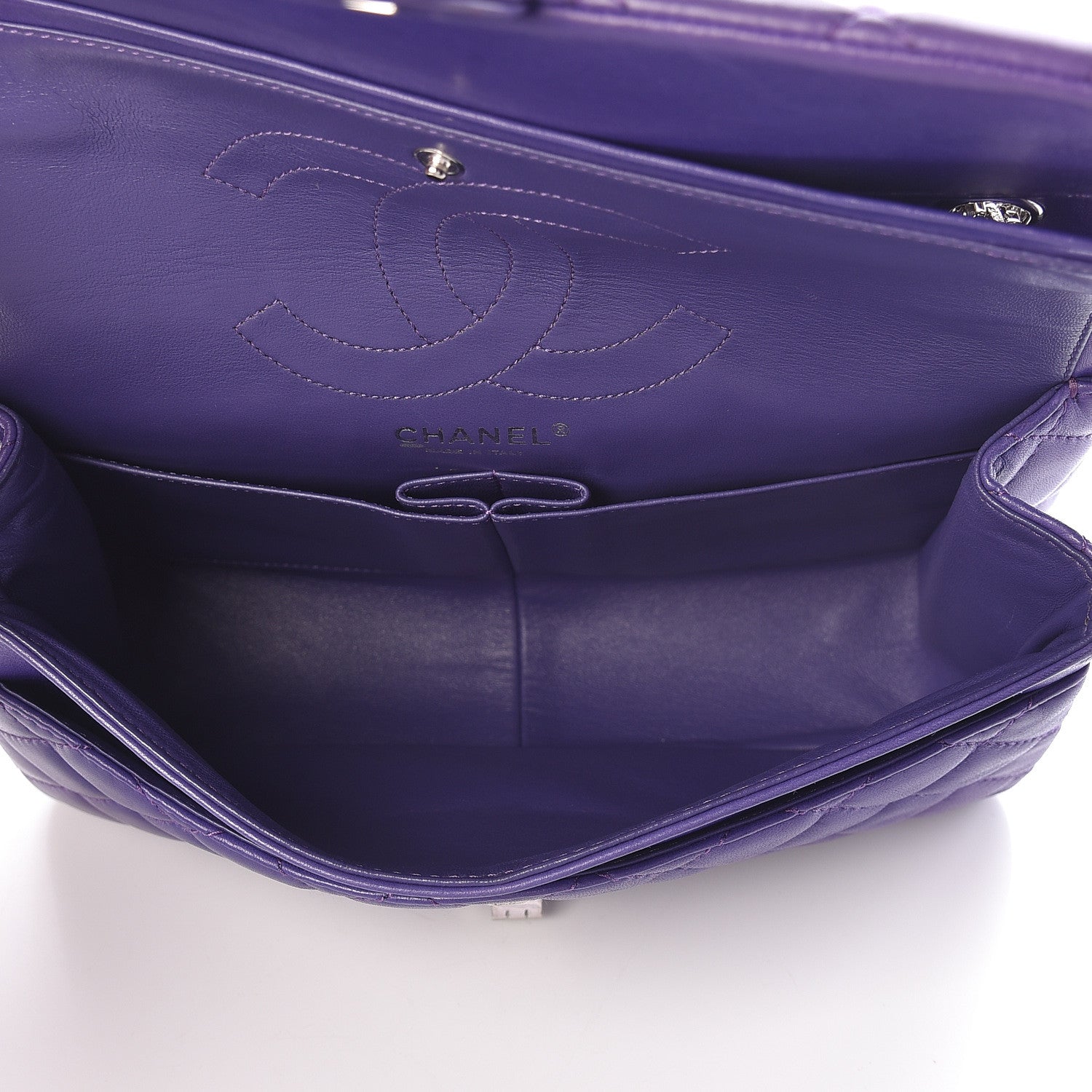 Chanel Lambskin Quilted 2.55 Reissue 226 Flap Purple 5 of 11