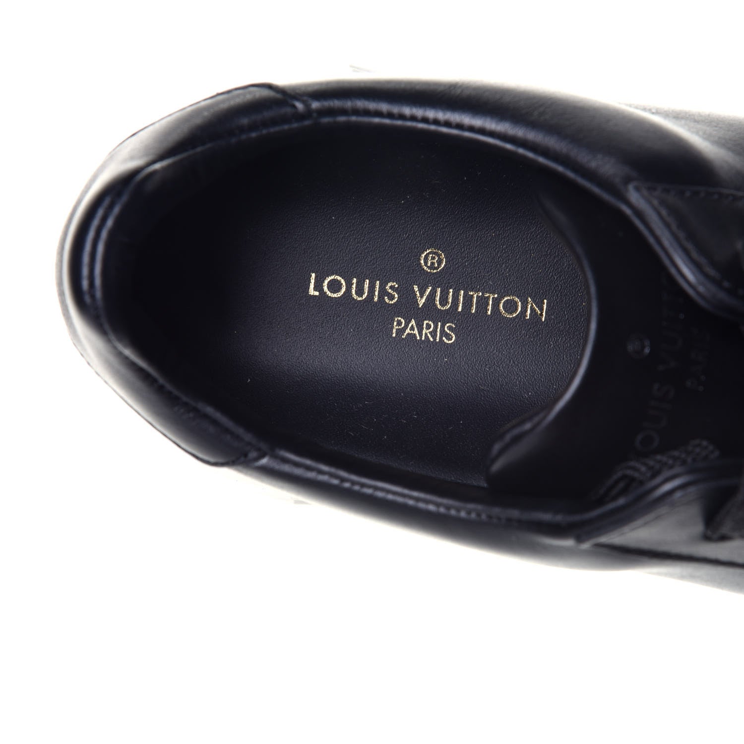 Louis Vuitton Calfskin Time Out Sneakers 37 Black 7 of 7