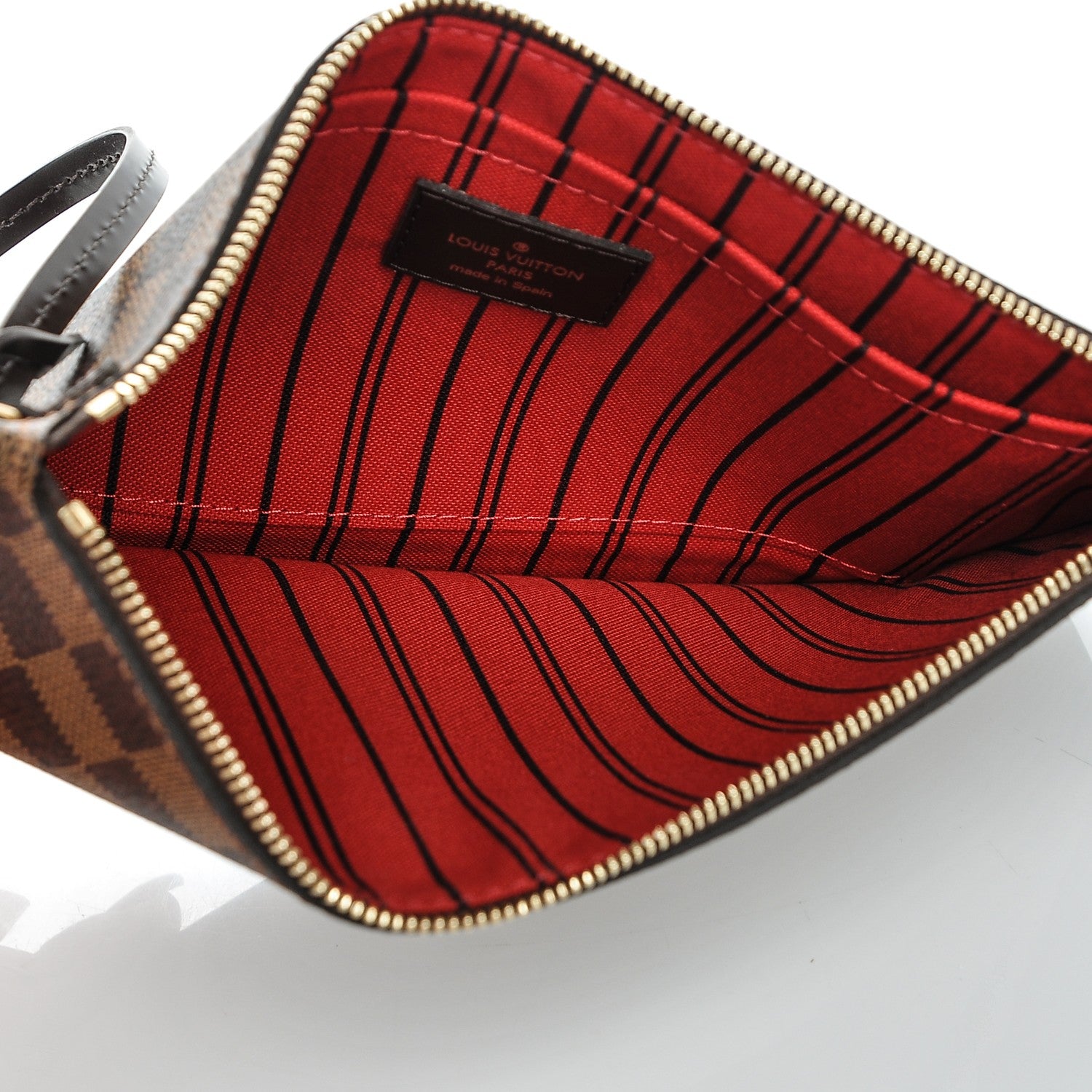 Louis Vuitton Damier Ebene Neverfull MM GM Pochette 5 of 6