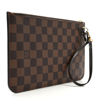 Louis Vuitton Damier Ebene Neverfull MM GM Pochette 3 of 9