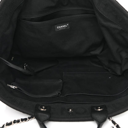 Chanel Canvas Extra Large Double Face Shopping Tote Black 5 of 10