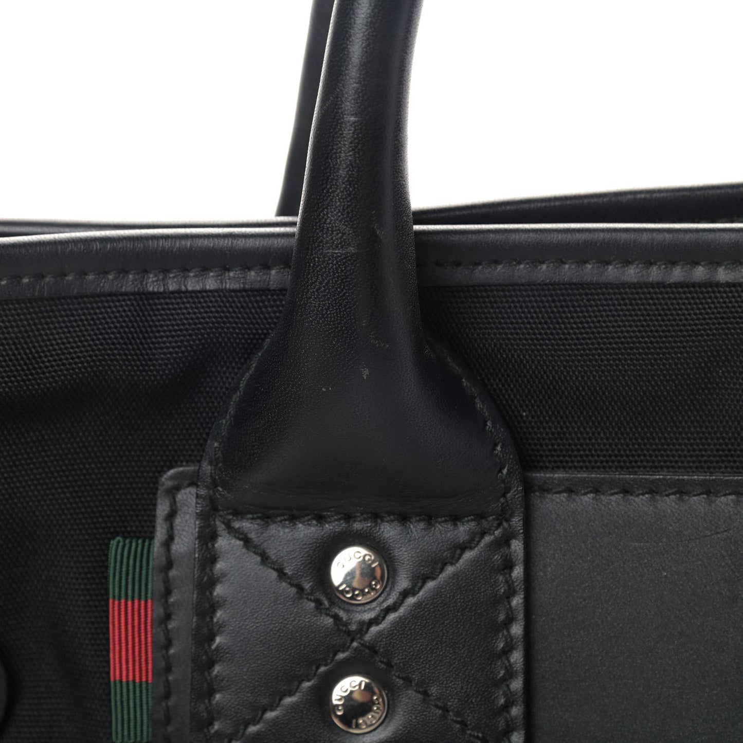Nylon Web Briefcase Black