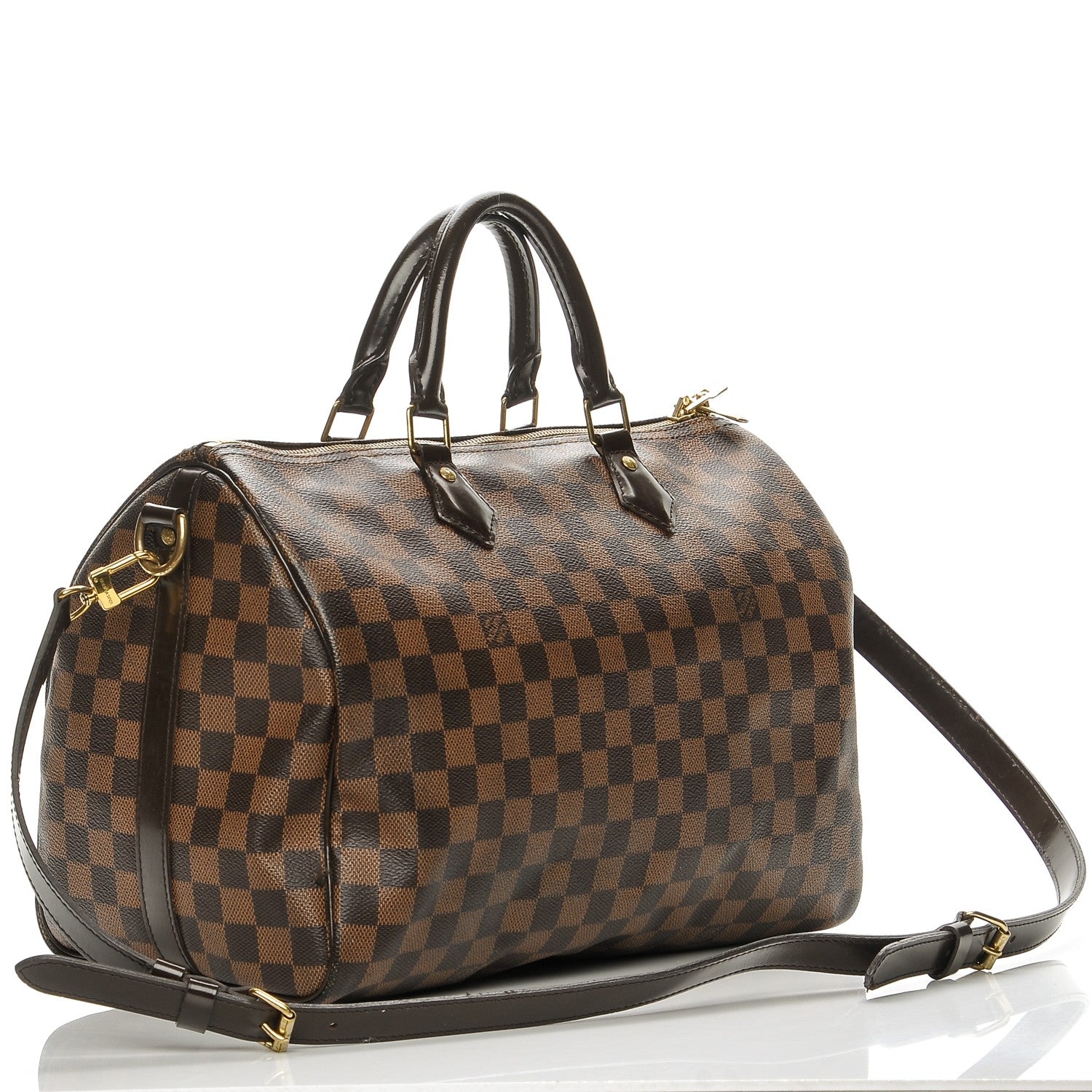 Louis Vuitton Damier Ebene Speedy Bandouliere 35 3 of 9