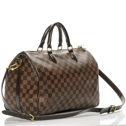 Louis Vuitton Damier Ebene Speedy Bandouliere 35 3 of 9