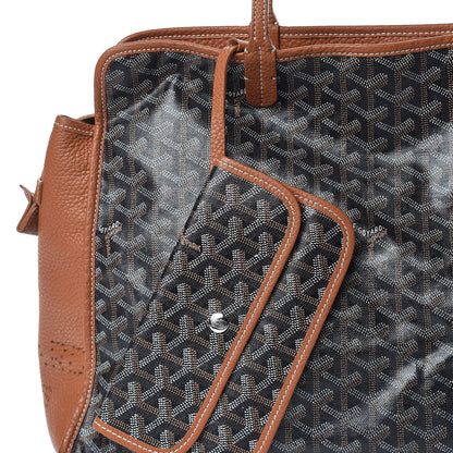 Goyard Goyardine Sac Hardy Pet Carrier PM Black Gold 9 of 15