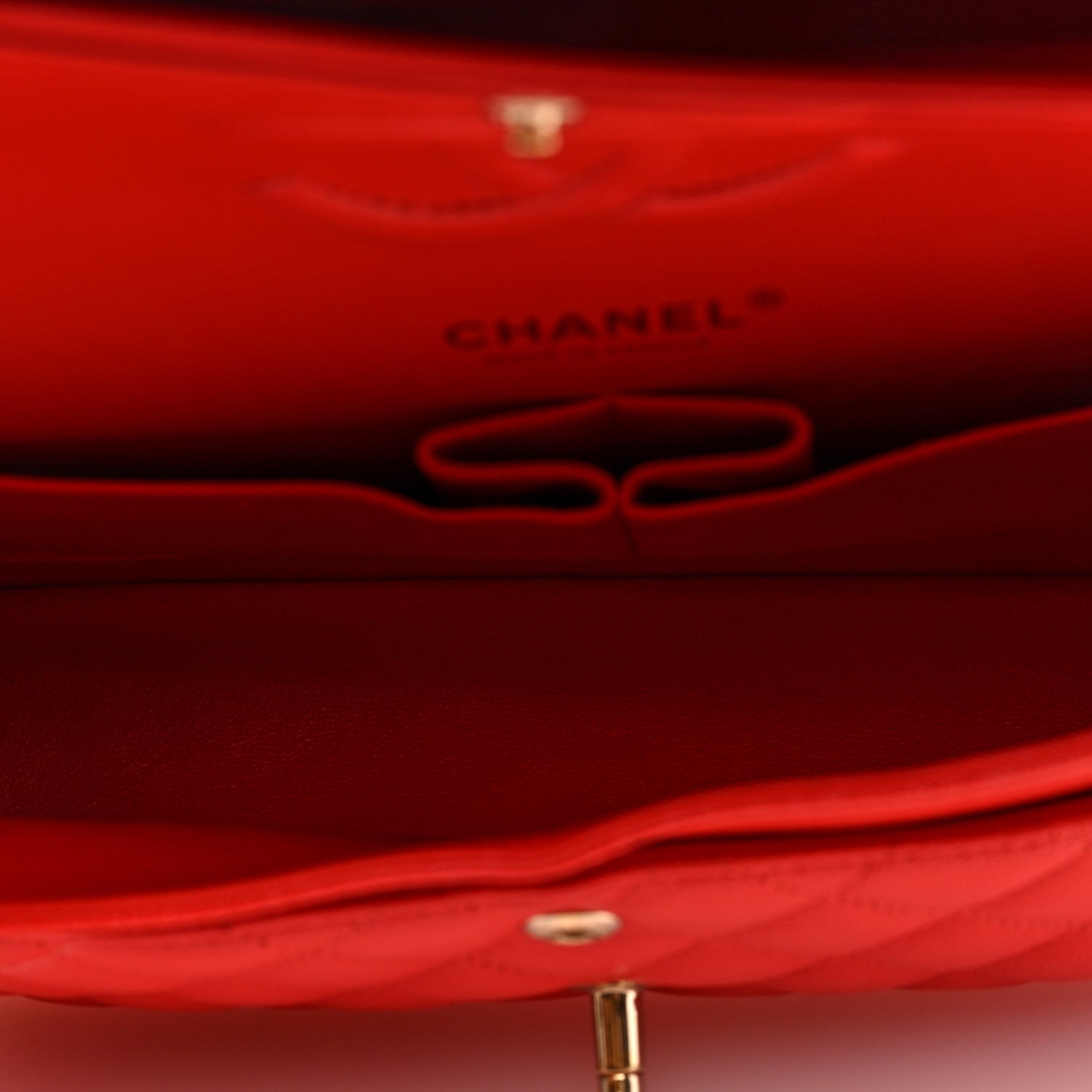 Chanel Caviar Quilted Medium Double Flap Red 5 of 11