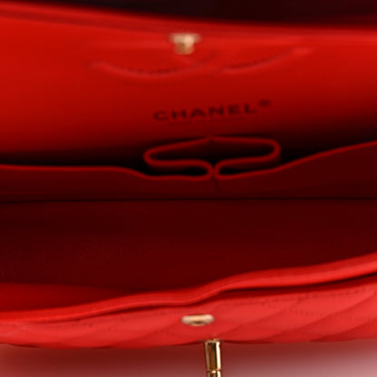 Chanel Caviar Quilted Medium Double Flap Red 5 of 11