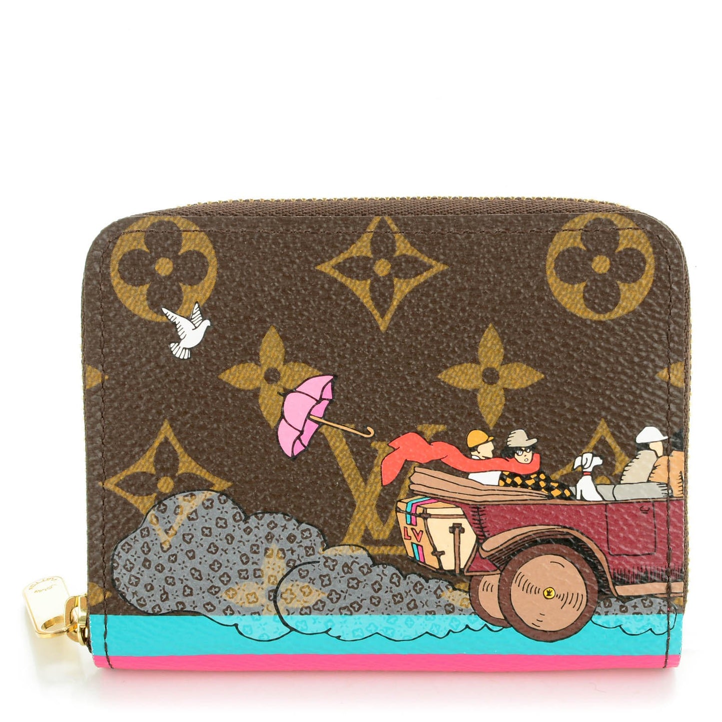 Monogram 2015 Christmas Animation Zippy Coin Purse