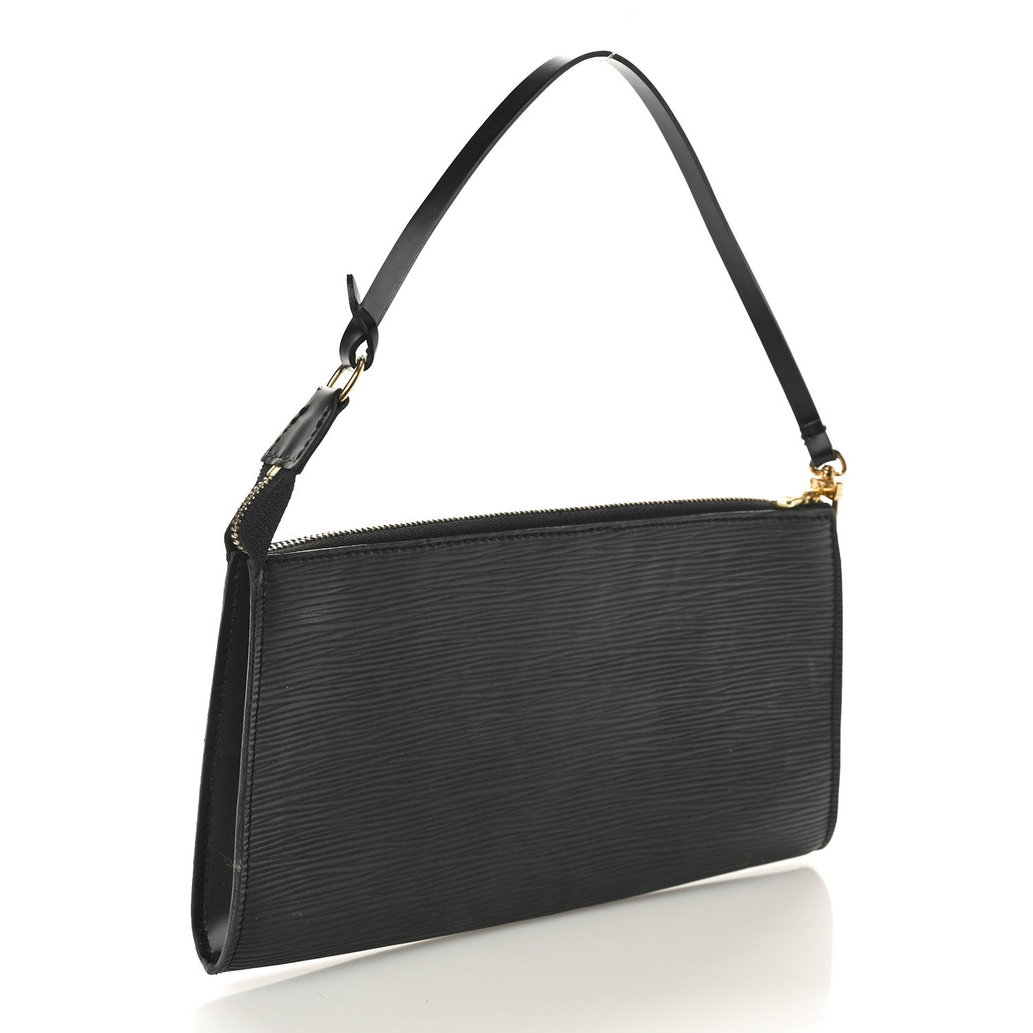Louis Vuitton Epi Pochette Accessories 24 Black 3 of 9