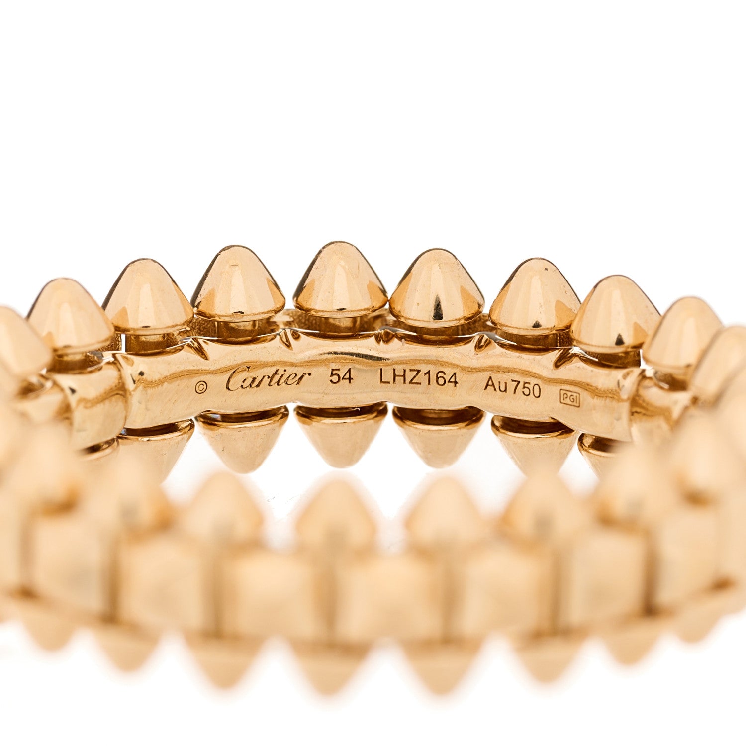 Cartier 18K Pink Gold SM Clash De Cartier Ring 54 7 3 of 3