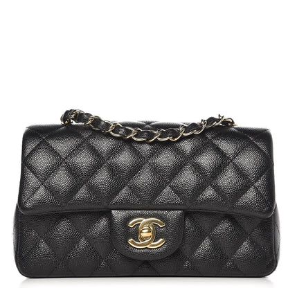 Chanel Caviar Quilted Mini Rectangular Flap Black 1 of 14