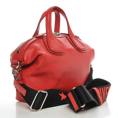 Givenchy Calfskin Micro Nightingale Logo Strap Red 3 of 7