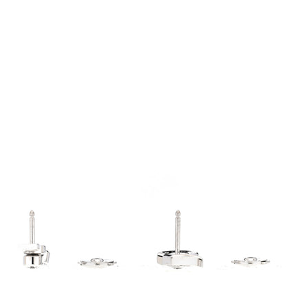 Chanel 18K White Gold Diamond No 5 Transformable Earrings 3 of 4