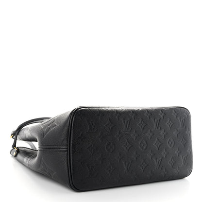 Louis Vuitton Empreinte Monogram Giant Neverfull MM Black 5 of 10