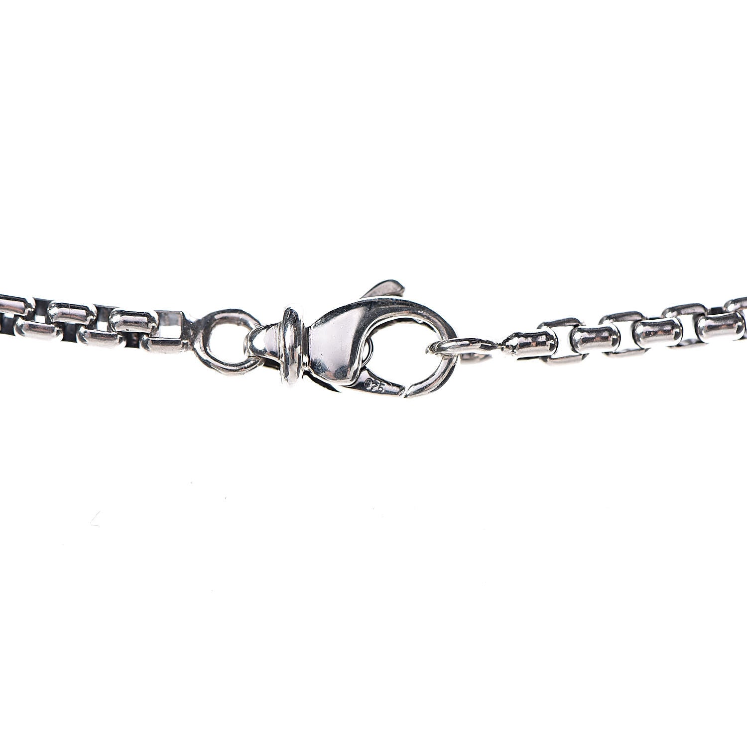 David Yurman Sterling Silver 14K Yellow Gold Pave Diamond 12mm Cookie Necklace 5 of 6