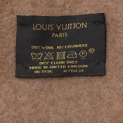 Louis Vuitton Wool Cashmere Monogram Blanket Marron 3 of 3