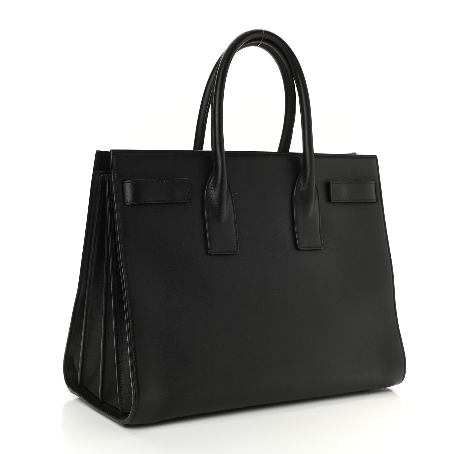 Saint Laurent Calfskin Large Sac De Jour Carryall Black 3 of 8