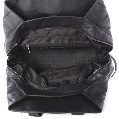 Chanel Caviar Square Stitched Tote Black 5 of 12