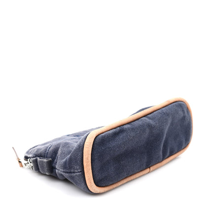 Hermes Cotton Canvas BoCotton Canvas Mini Mini Bolide Travel Cosmetic Pouch Black 4 of 6