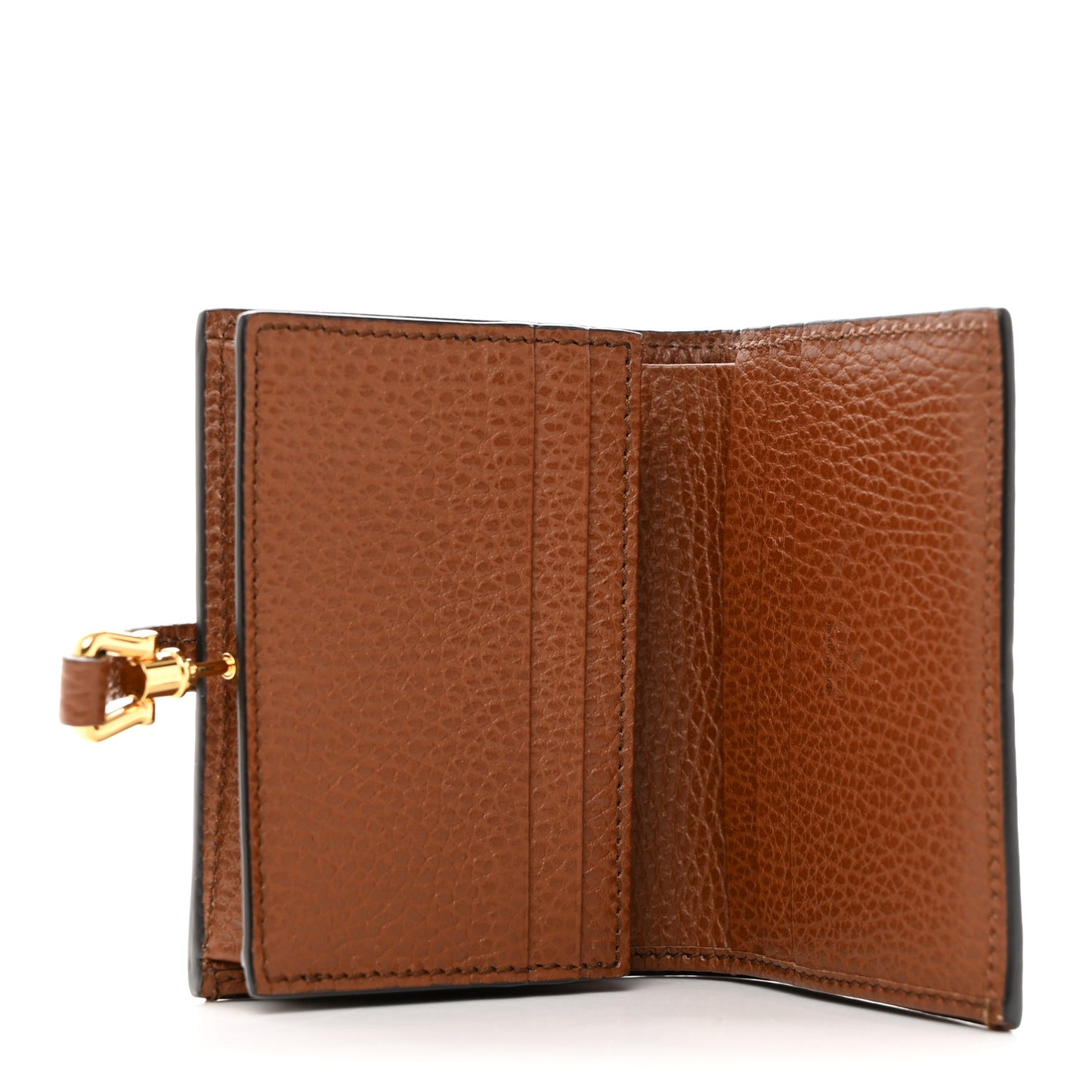 New Denim GG Monogram Jackie 1961 Card Case Blue Tea Cuir
