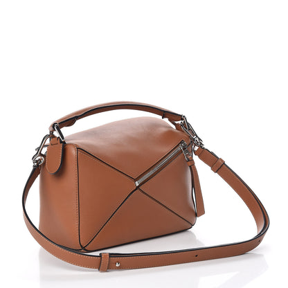 Loewe Calfskin Small Puzzle Bag Tan 3 of 9