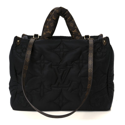 Louis Vuitton Econyl Monogram Pillow Giant Onthego MM Black 1 of 8