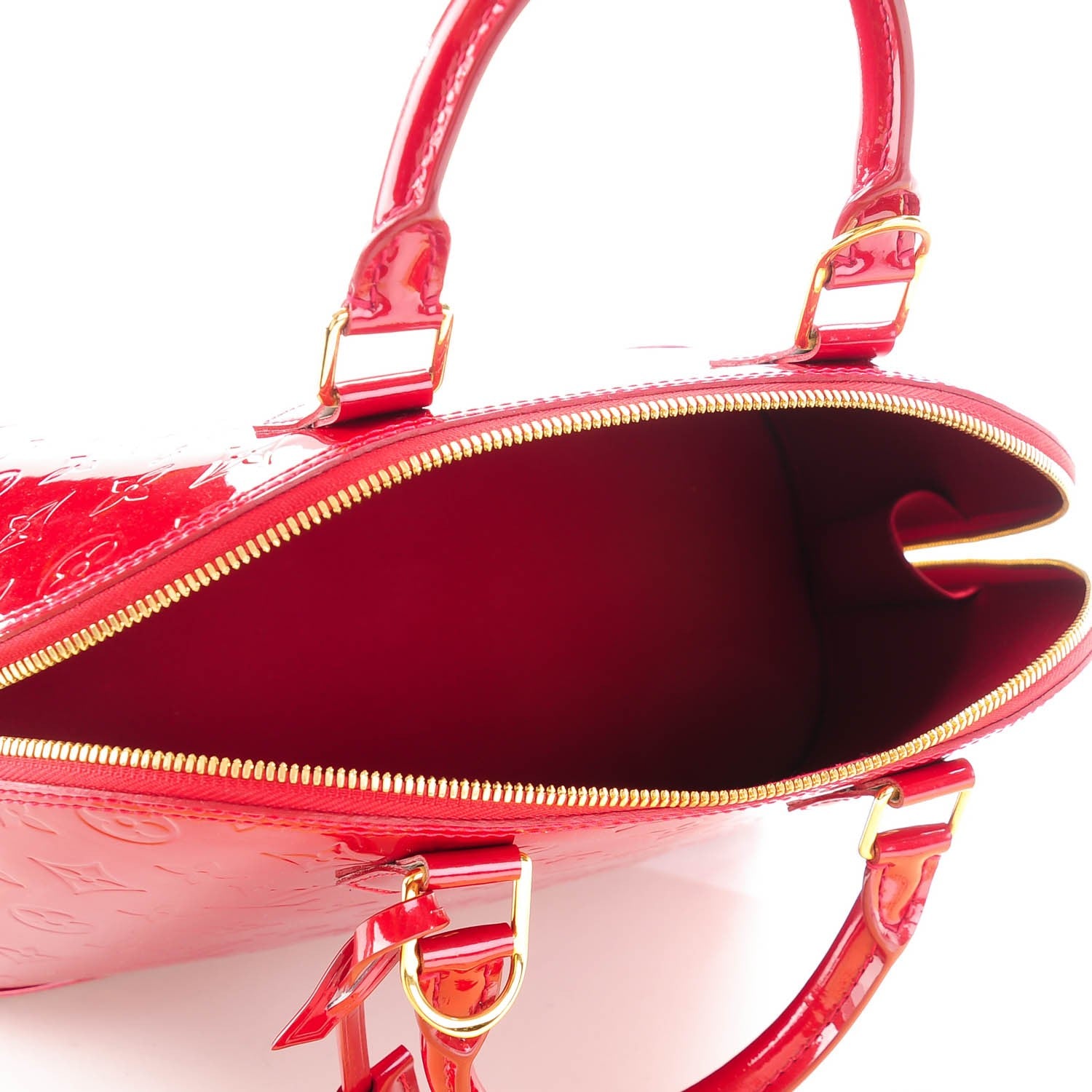 Louis Vuitton Vernis Alma PM Pomme D'Amour 5 of 8