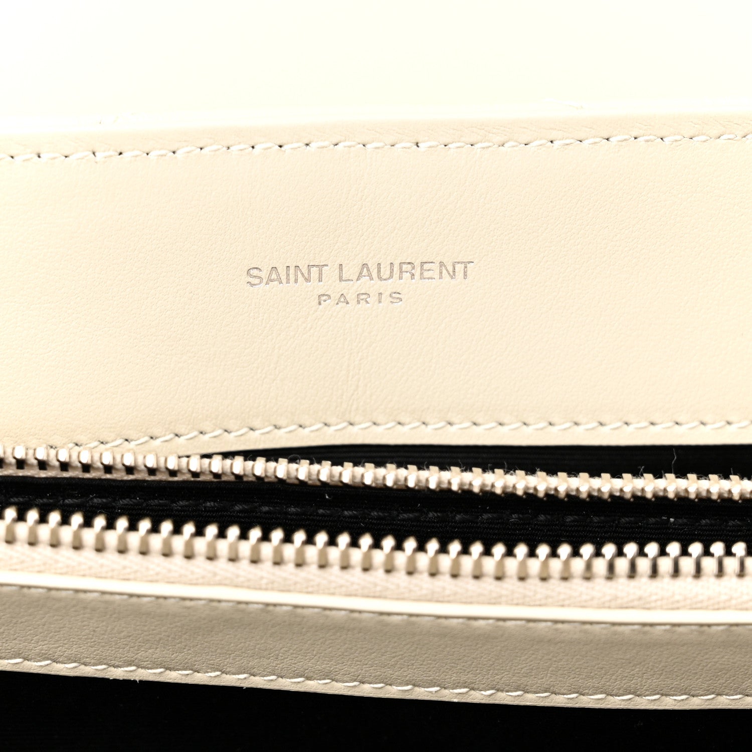 Saint Laurent Calfskin Y Quilted Monogram Medium Loulou Chain Satchel Crema Soft 7 of 11