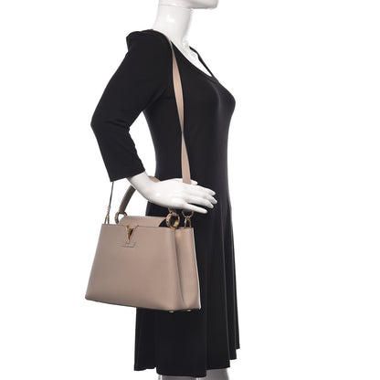 Louis Vuitton Taurillon Capucines PM Galet 2 of 9