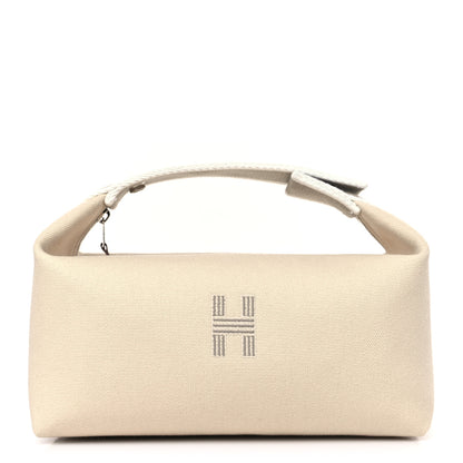 Hermes Canvas Small Bride-A-Brac Pouch Natural 1 of 8