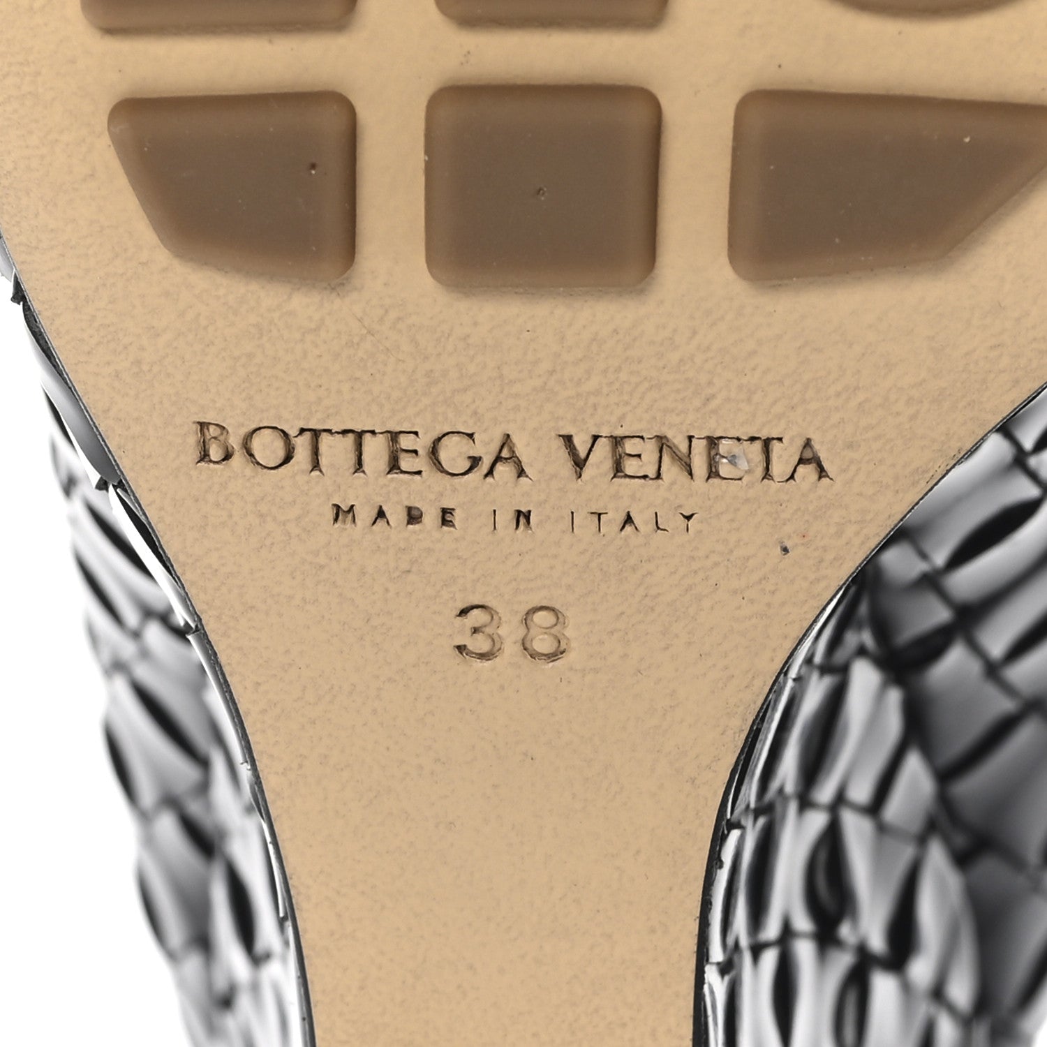 Bottega Veneta Nappa Intrecciato Comet Pumps 38 Black 7 of 8