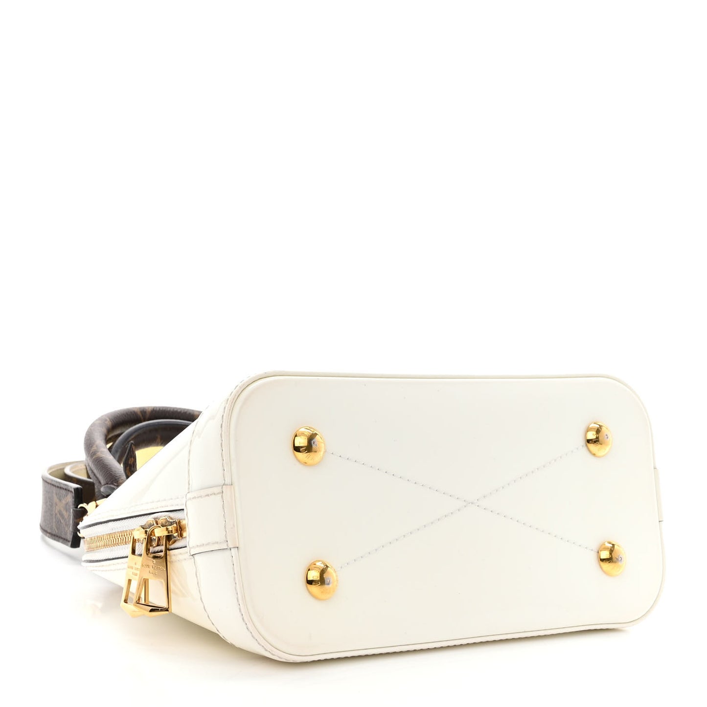 Patent Monogram Alma BB White