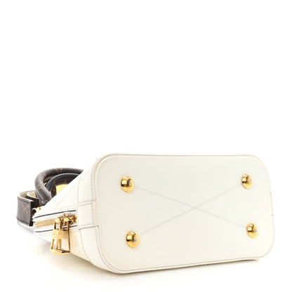 Louis Vuitton Patent Monogram Alma BB White 4 of 13