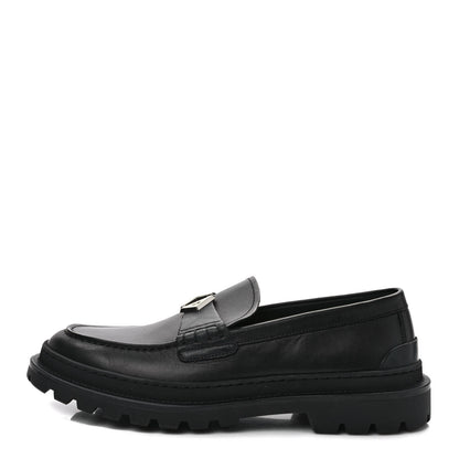 Christian Dior Calfskin CD Loafers 44 Black 1 of 9
