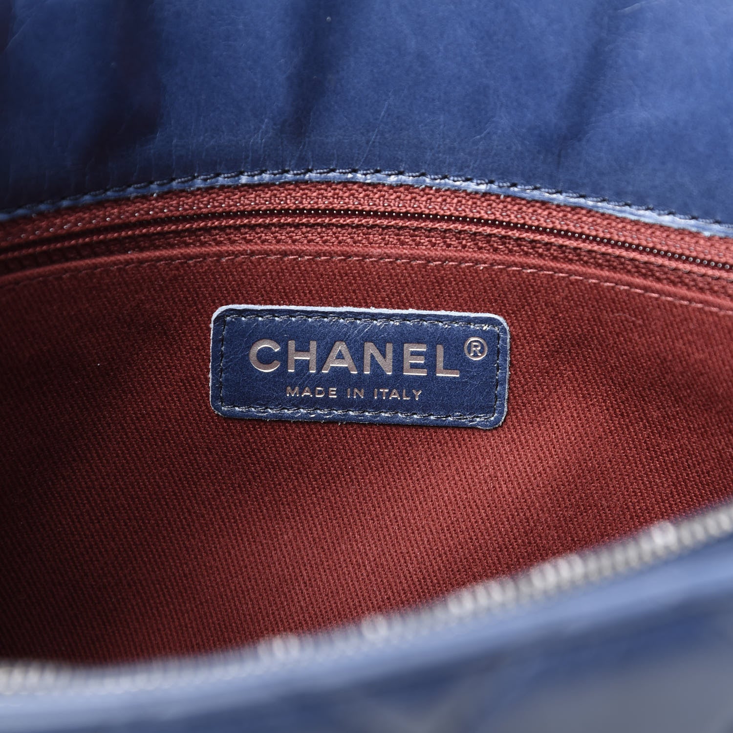 Chanel Glazed Calfskin Quilted Large Coco Soft Flap Navy 6 of 11