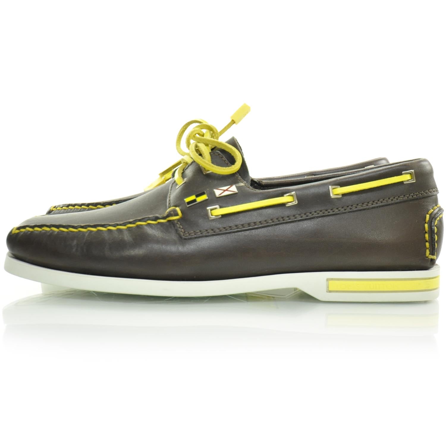 Louis Vuitton Mens Leather LV Cup Loafers Brown 2 of 6