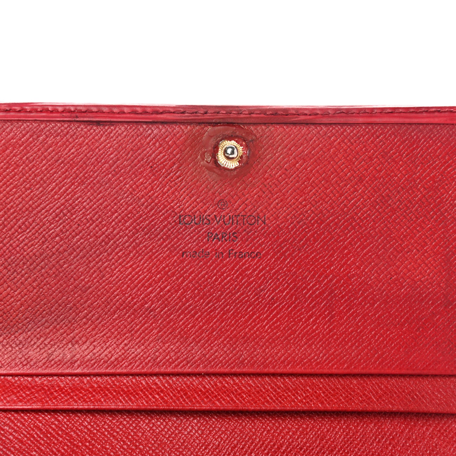 Louis Vuitton Epi Porte-Monnaie Billets Tresor Wallet Castillan Red 11 of 17