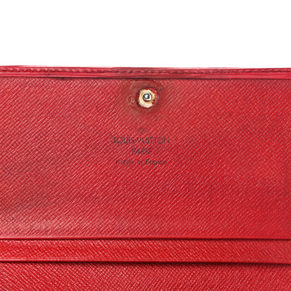 Louis Vuitton Epi Porte-Monnaie Billets Tresor Wallet Castillan Red 11 of 17