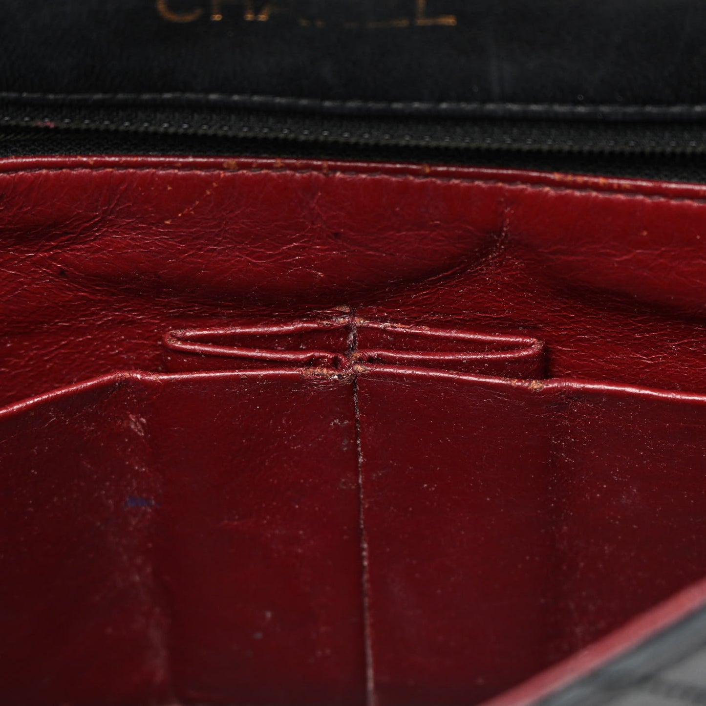Lambskin Diamond Stitch Envelope Single Flap Black