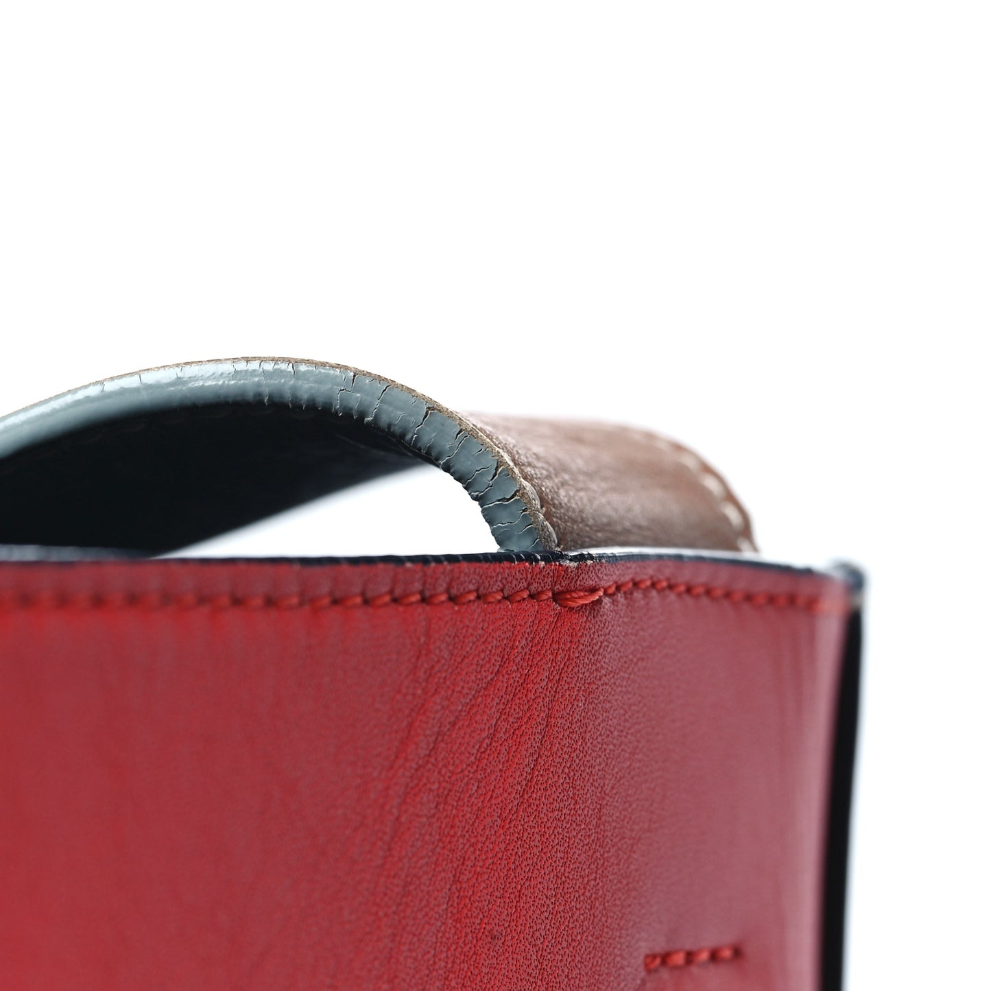 Shiny Smooth Calfskin Small Twisted Cabas Multicolor