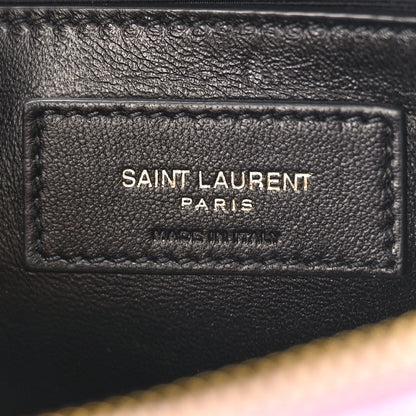 Saint Laurent Denim Quilted 80's Vanity Bag Bleached Lilac 6 of 8